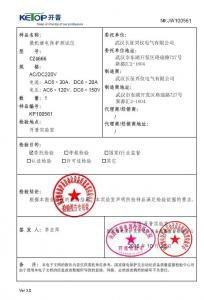 產(chǎn)品檢驗報告