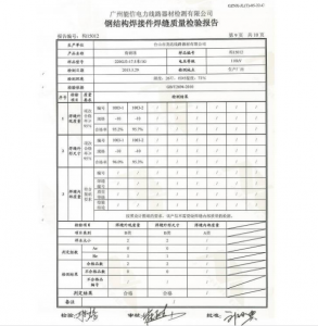 產(chǎn)品檢驗(yàn)報告