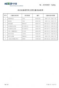 產(chǎn)品檢驗報告