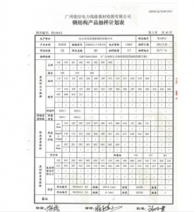 產(chǎn)品檢驗(yàn)報告