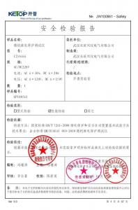 產(chǎn)品檢驗報告