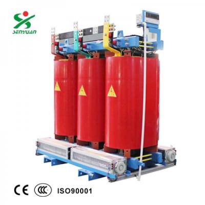 SCB11-160-10-0.4環(huán)氧樹脂絕緣澆注全銅10kV級干式電力變壓器